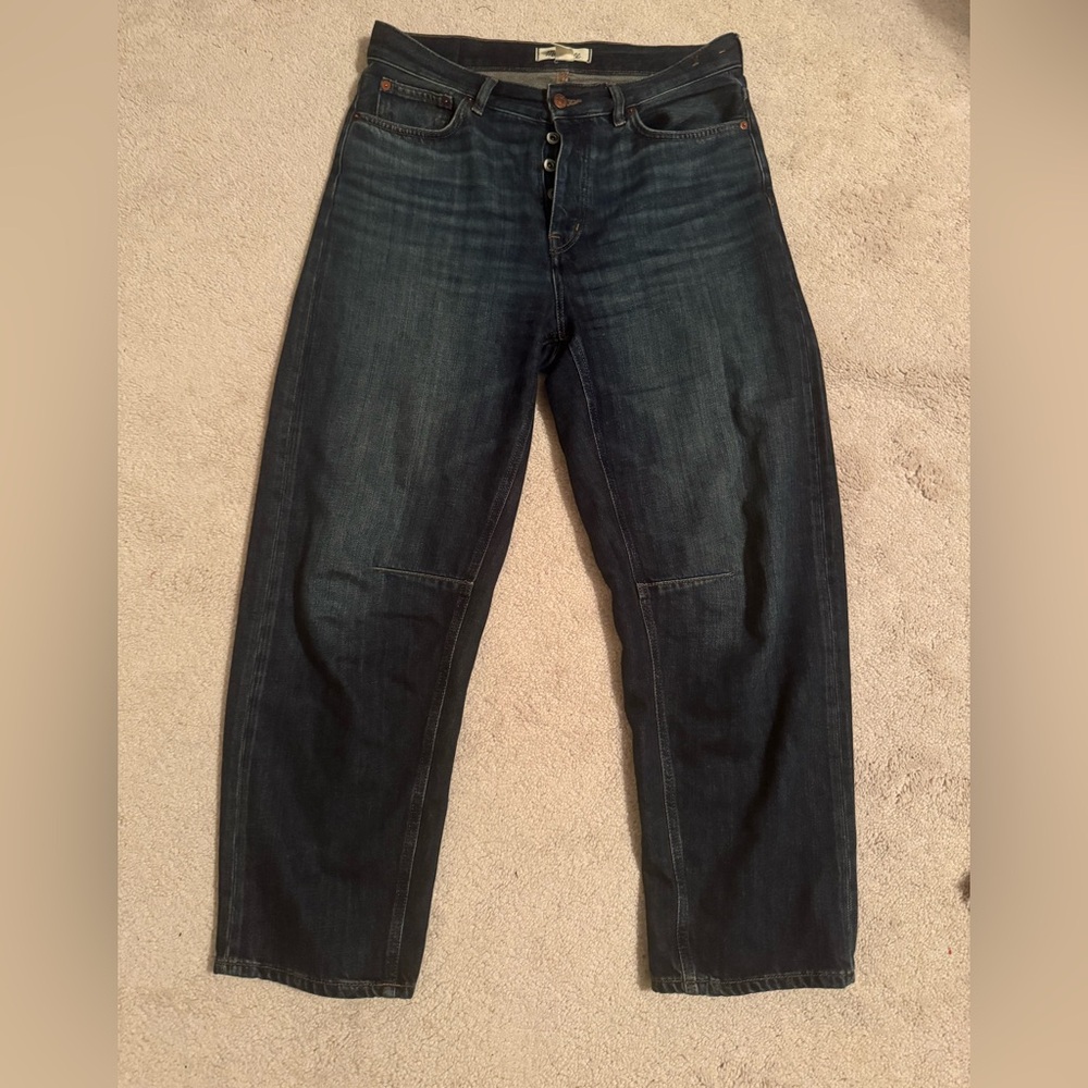 Madewell The Darted Barrel-Leg Jean: Softdrape Edition, SZ 27